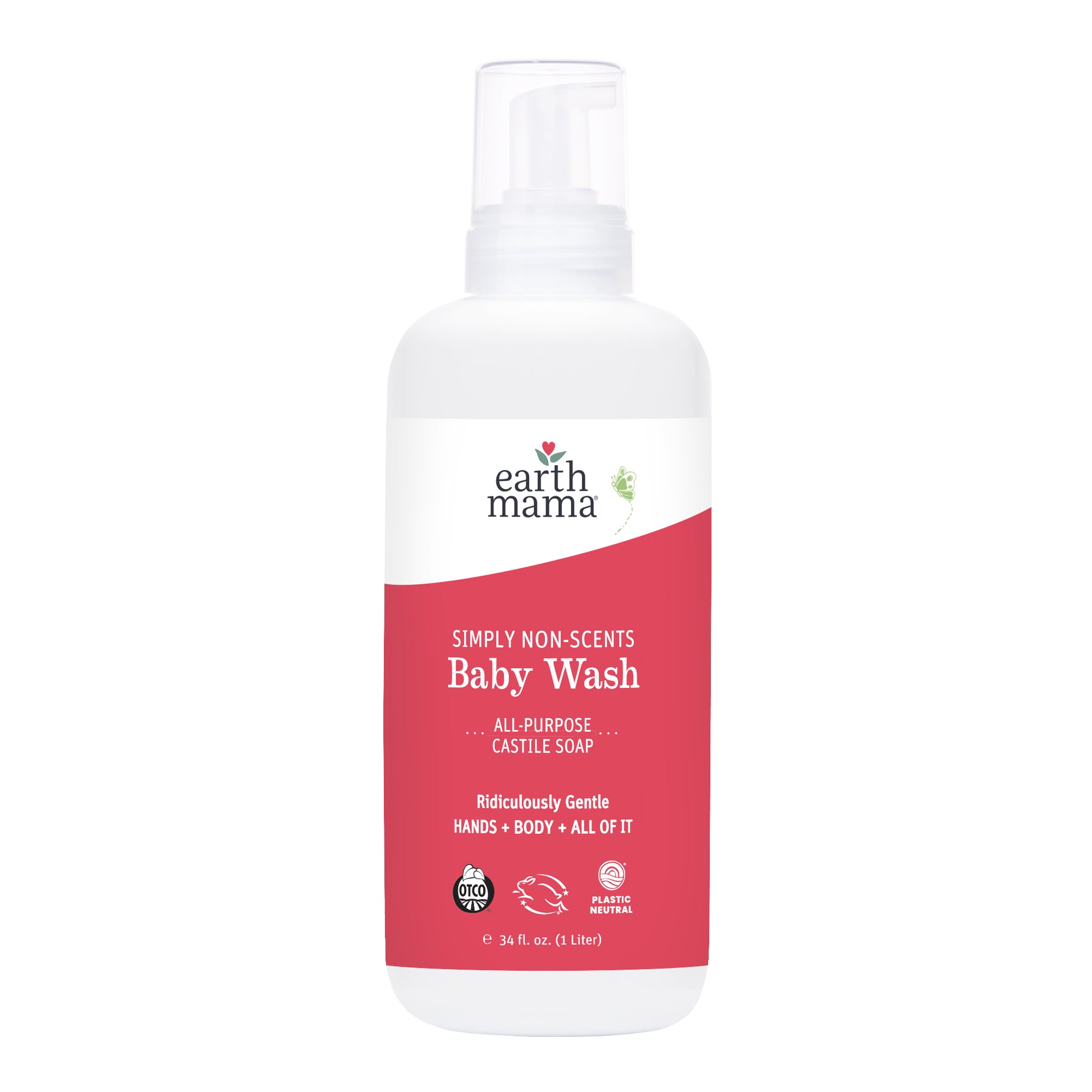 Earth Mama Organics - Simply Non-Scents Castile Baby Wash