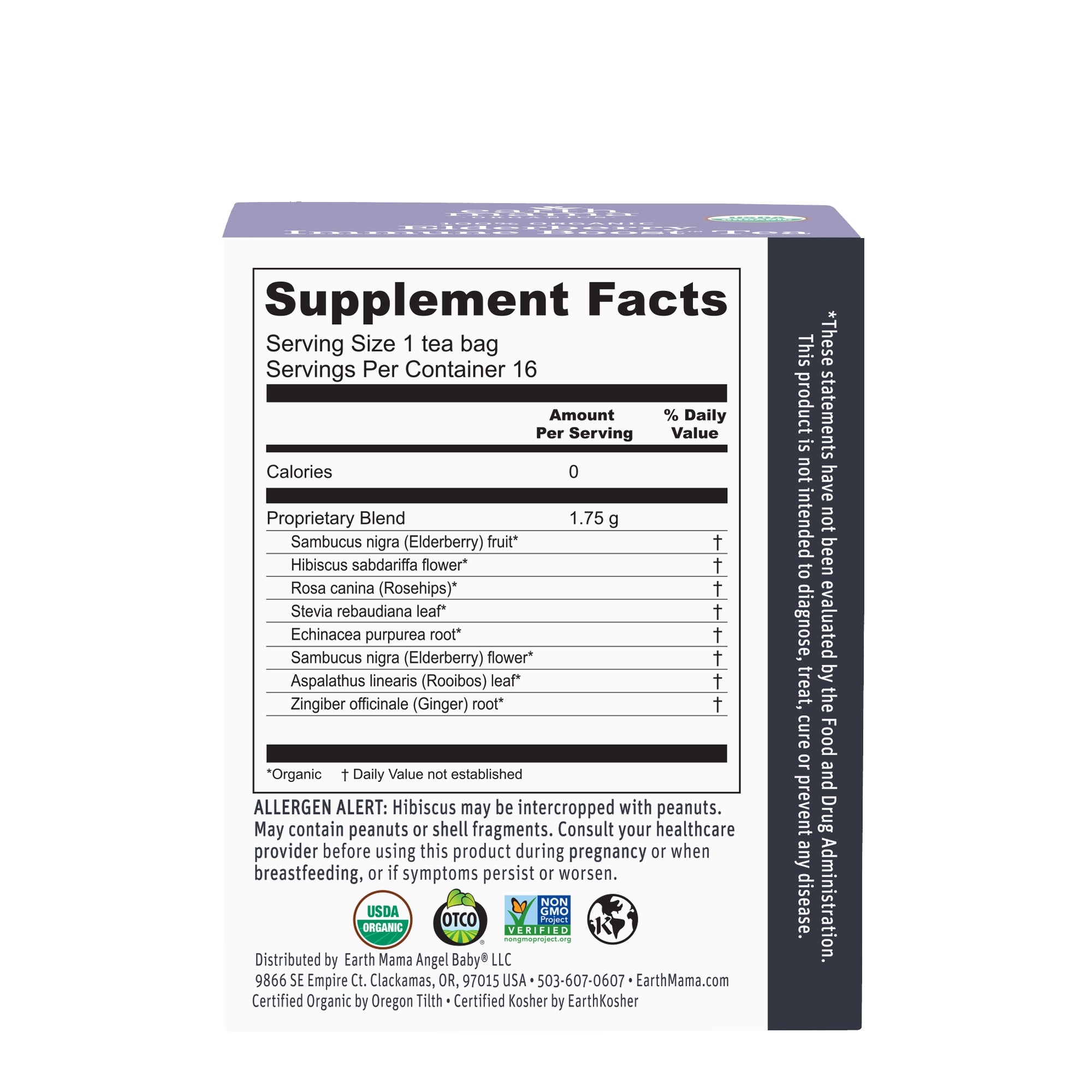 Earth Mama Organics - Elderberry Immune Tea