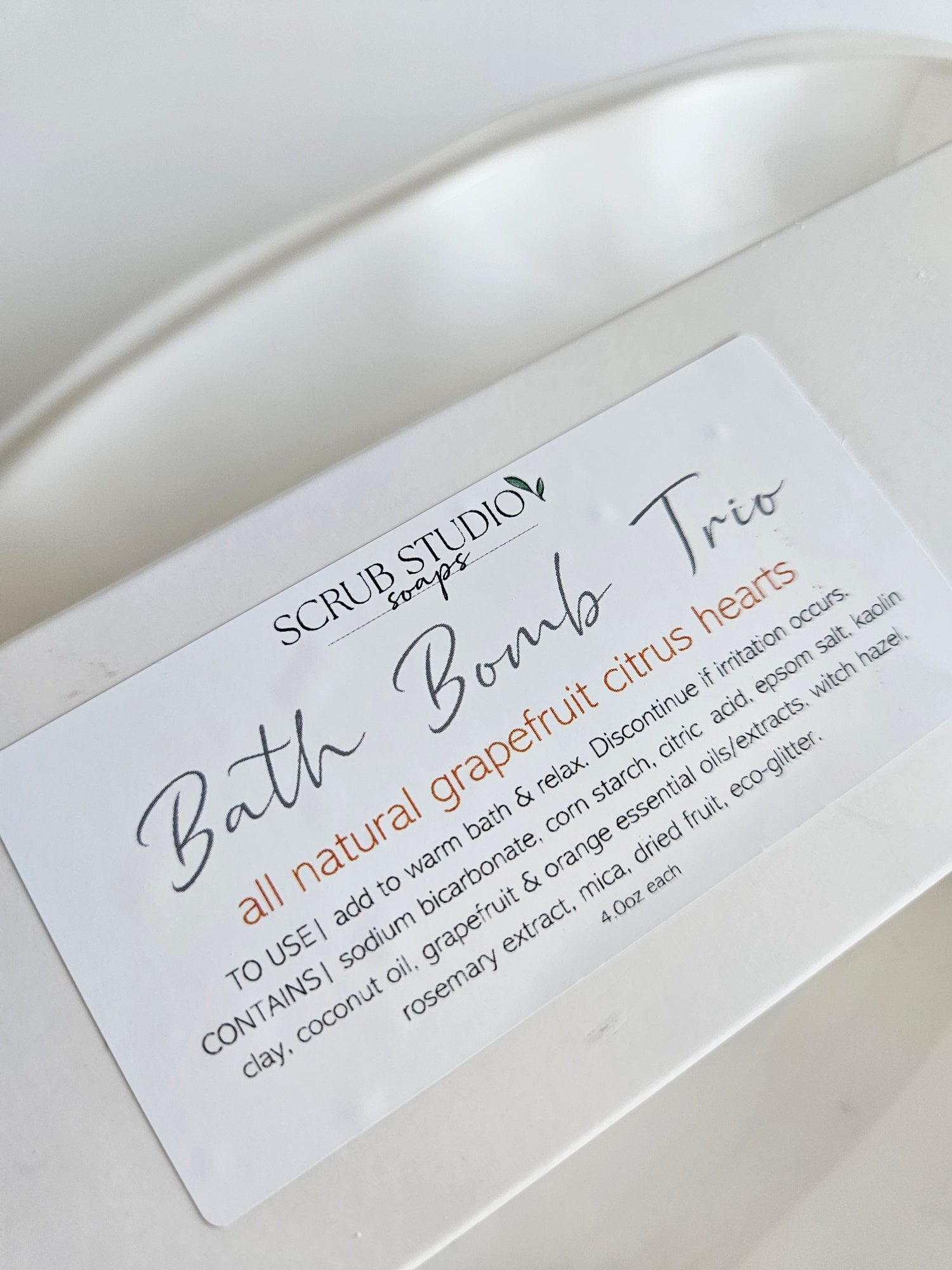 🎁 The Grapefruit Glow Bath Trio — Holiday Gift Set