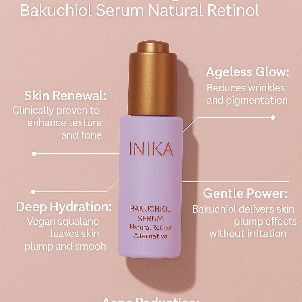 INIKA Organic - Bakuchiol Serum Natural Retinol Alternative