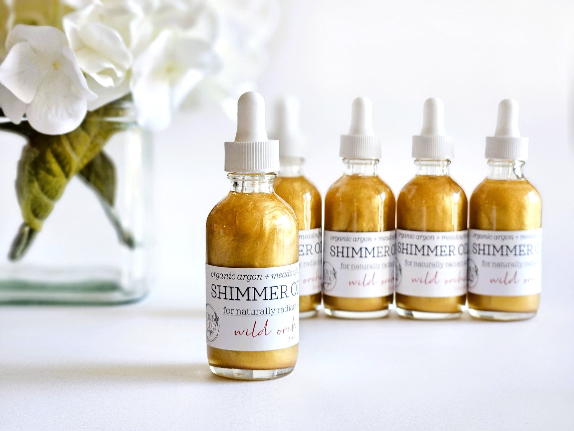 Scrub Studio Soaps - Golden Shimmer Oil | Wild Orchid