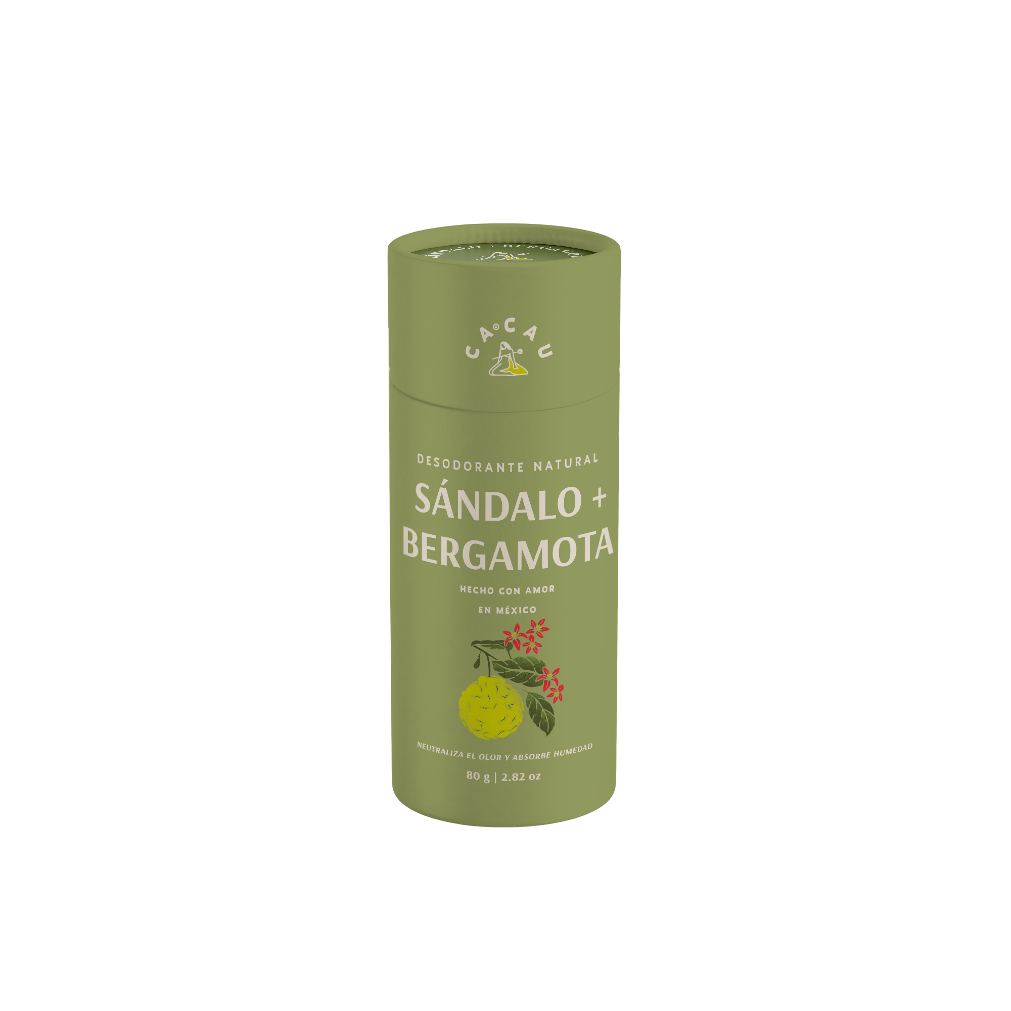 Ca Cau Naturals - Natural Deodorant Sandalwood + Bergamot (Men)