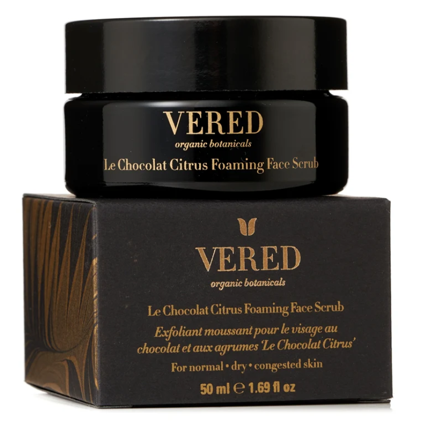 VERED Organic Botanicals - Le Chocolat Citrus Foaming Face Scrub