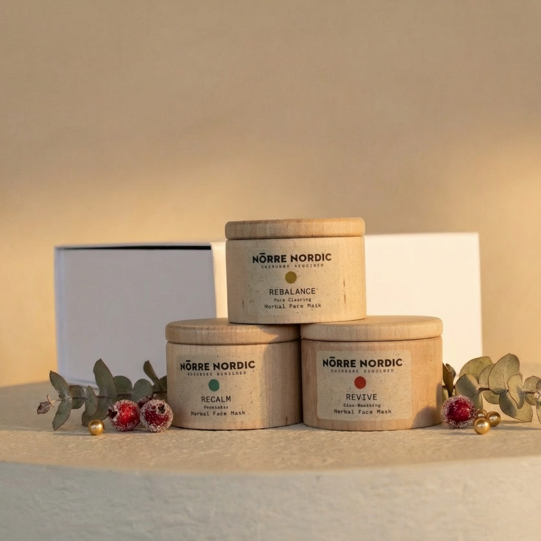 🎁 The Arctic Botanical Face Mask Trio - Holiday Gift Set