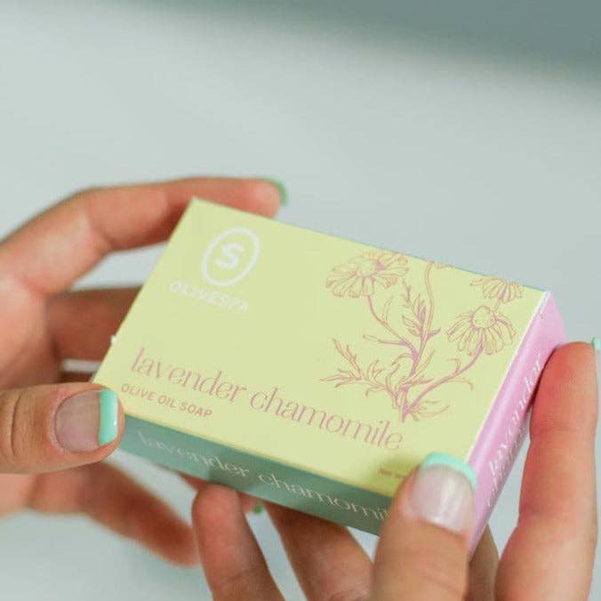 OLIVESPA - Lavender Chamomile Olive Oil Soap