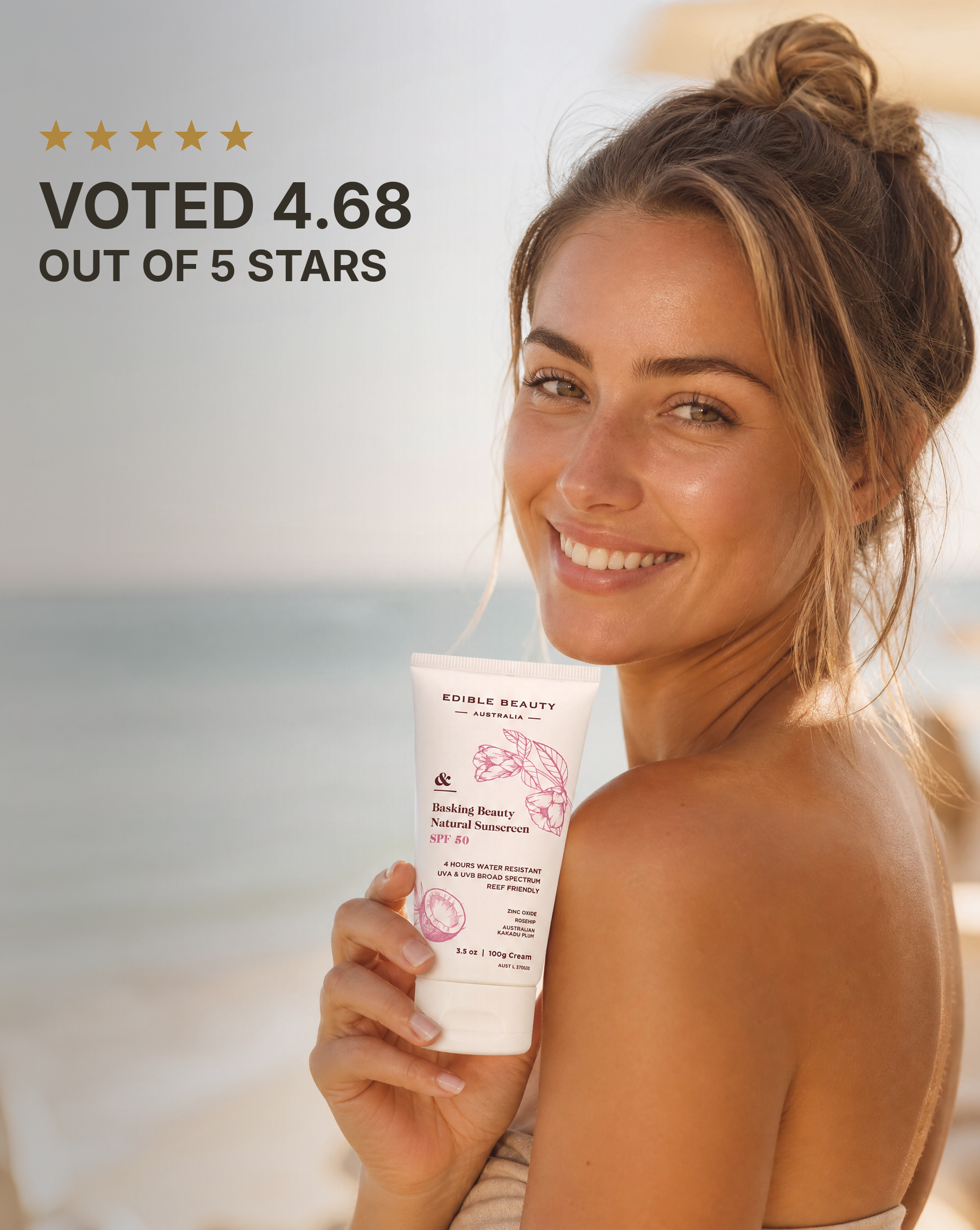 Edible Beauty AU - Basking Beauty Sunscreens (SPF50)