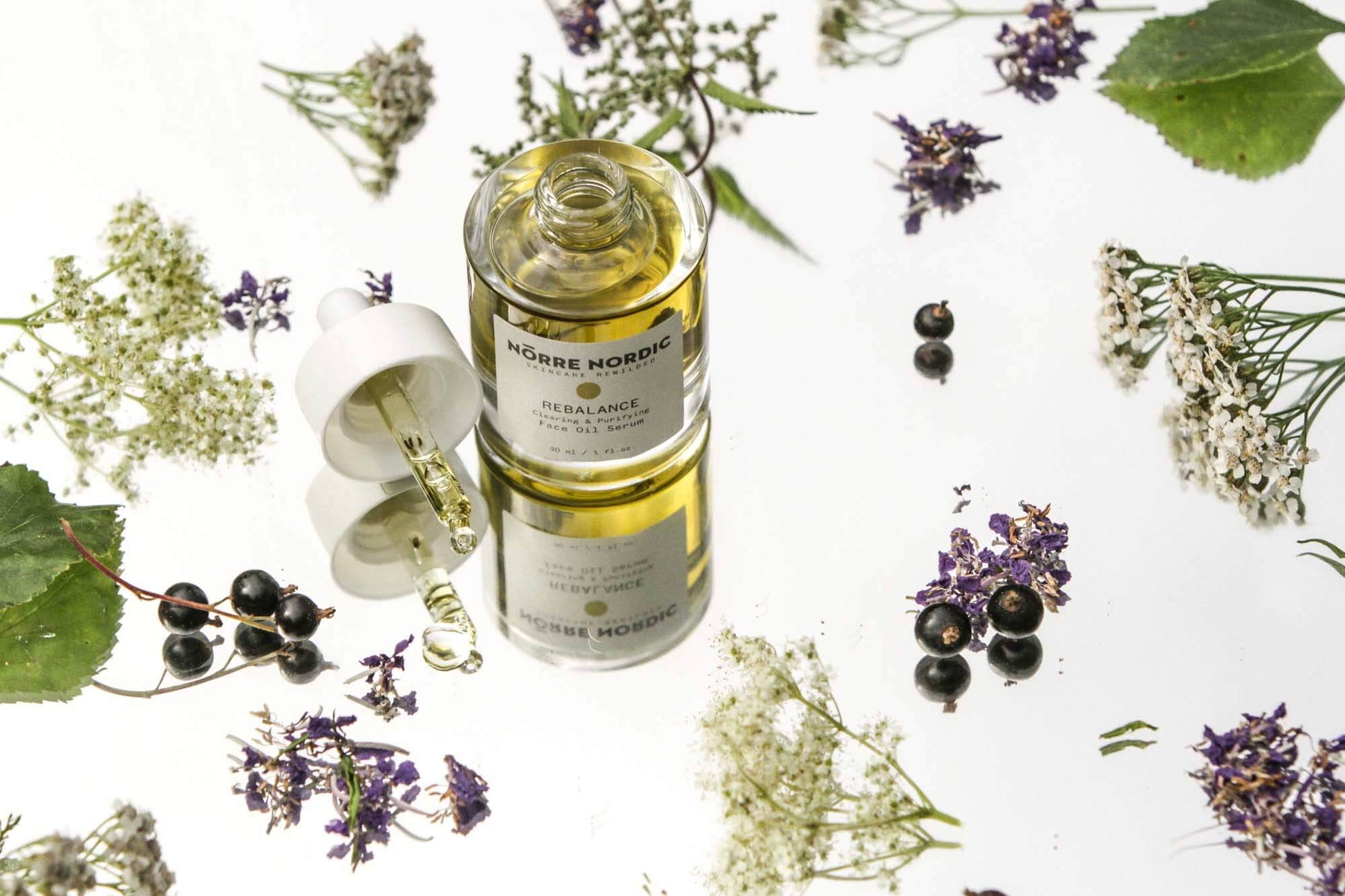 NÖRRE NORDIC - REBALANCE  Clearing & Purifying Face Oil Serum