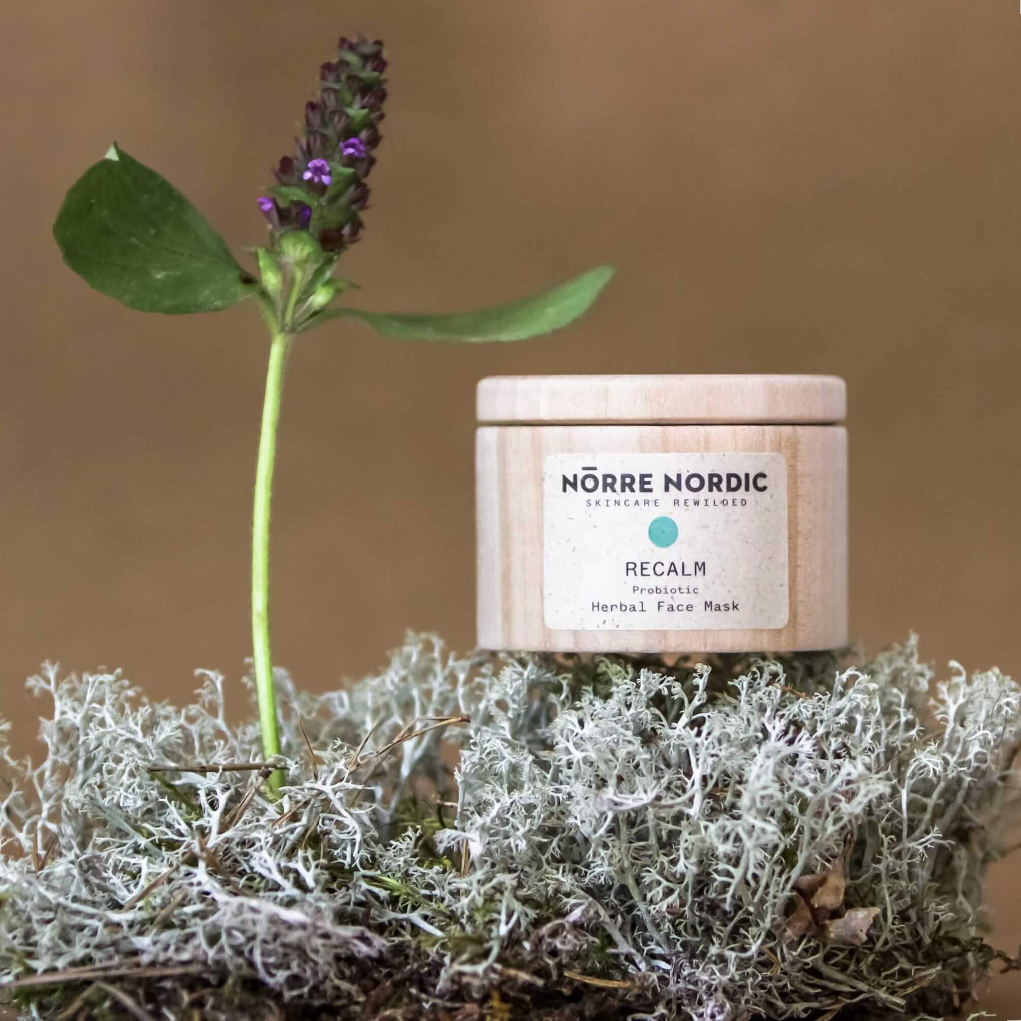 NÖRRE NORDIC - RECALM Probiotic Herbal Face Mask