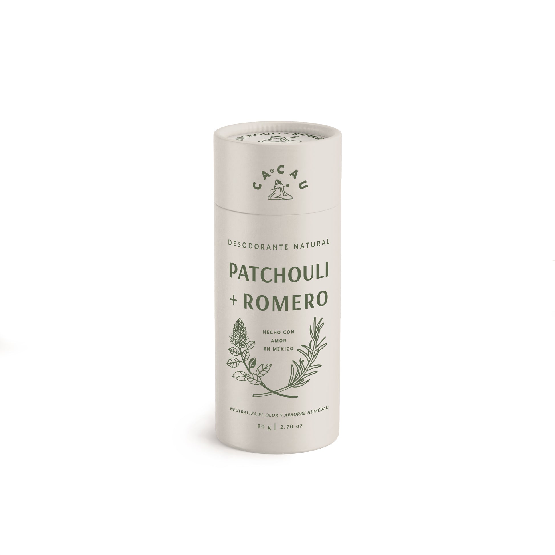 Ca Cau Naturals - Natural Deodorant Patchouli + Rosemary (Men)