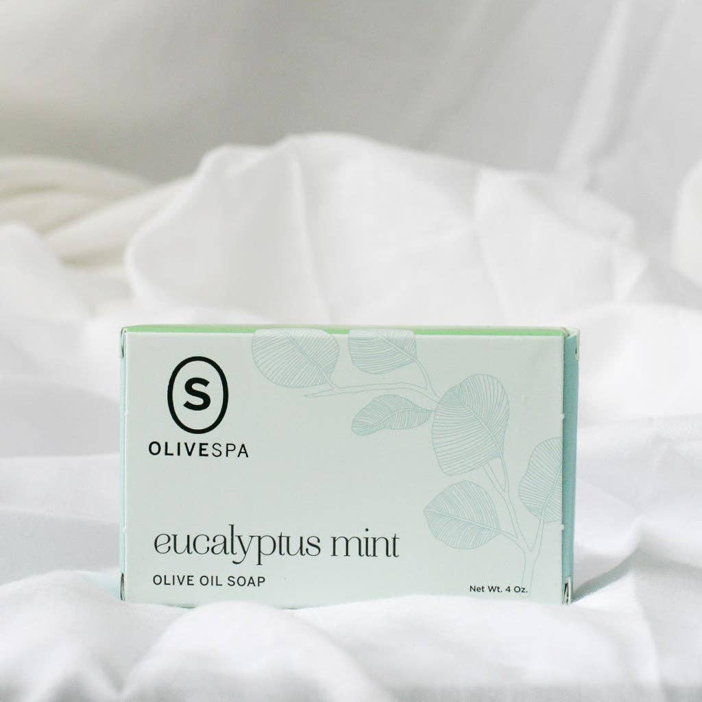 OLIVESPA - Eucalyptus Mint Olive Oil Soap
